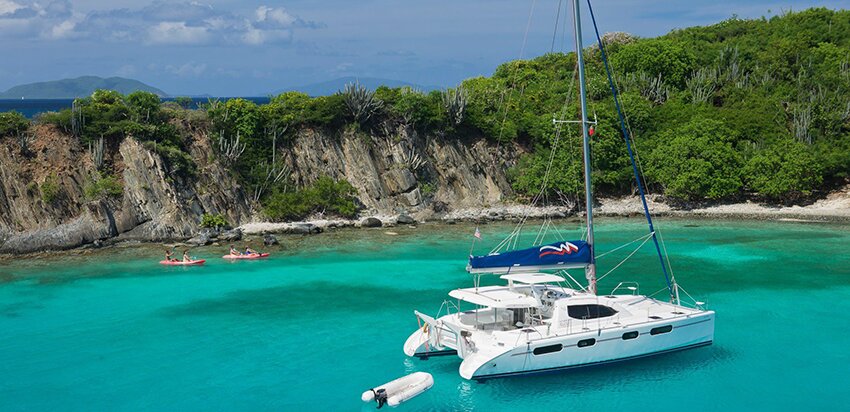 Sailing in Bahamas